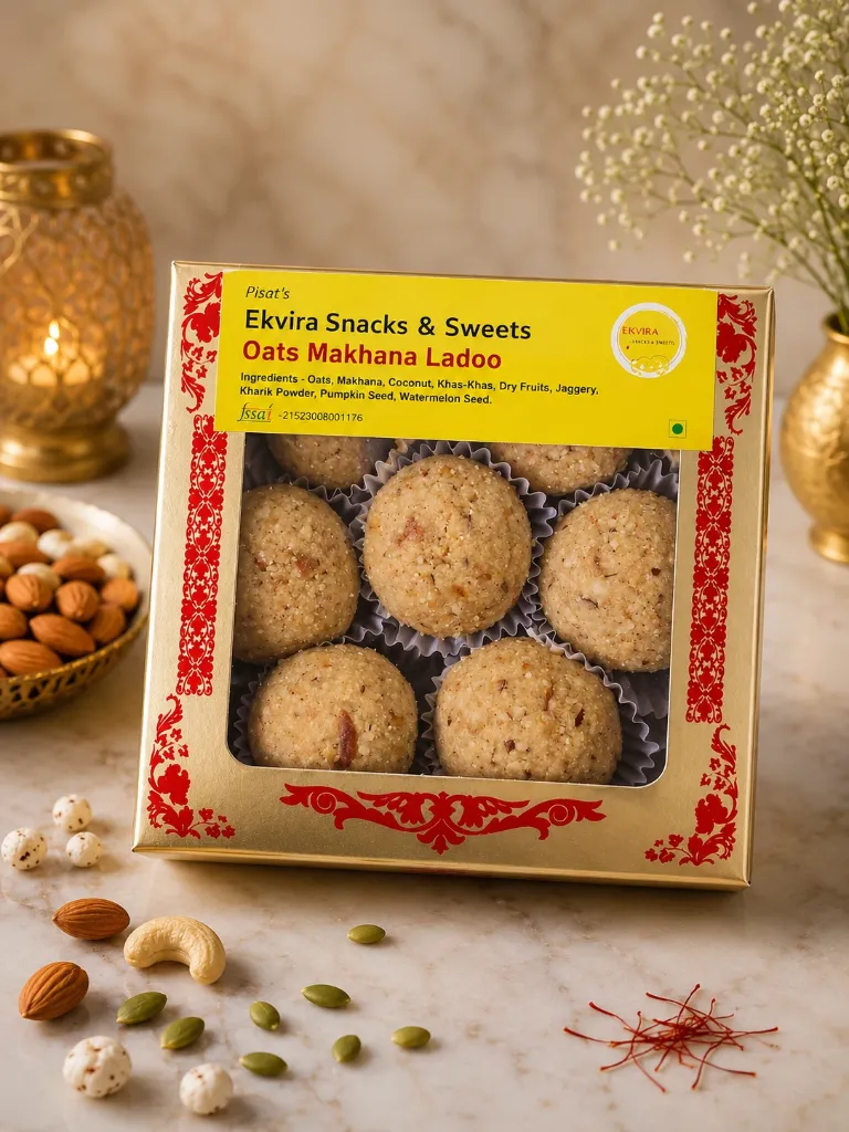 Oats Makhana Ladoo